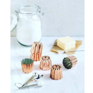 Stampi Moule ? Cannel?s in Rame per Dolci Box Set 6 Pezzi - immagine 3