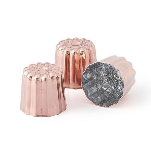 Stampi Moule ? Cannel?s in Rame per Dolci Box Set 3 Pezzi