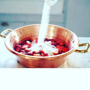 Tegame per Confettura e Marmellata in Rame Martellato con Due Manici - immagine 4