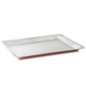 Teglia Rettangolare in Rame Stagnato per Pizza e Focaccia