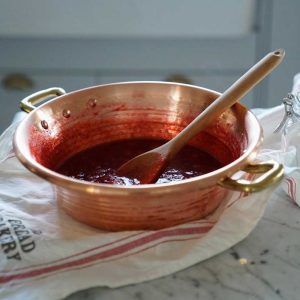 Alternative view of Tegame per Confettura e Marmellata in Rame Martellato con Due Manici